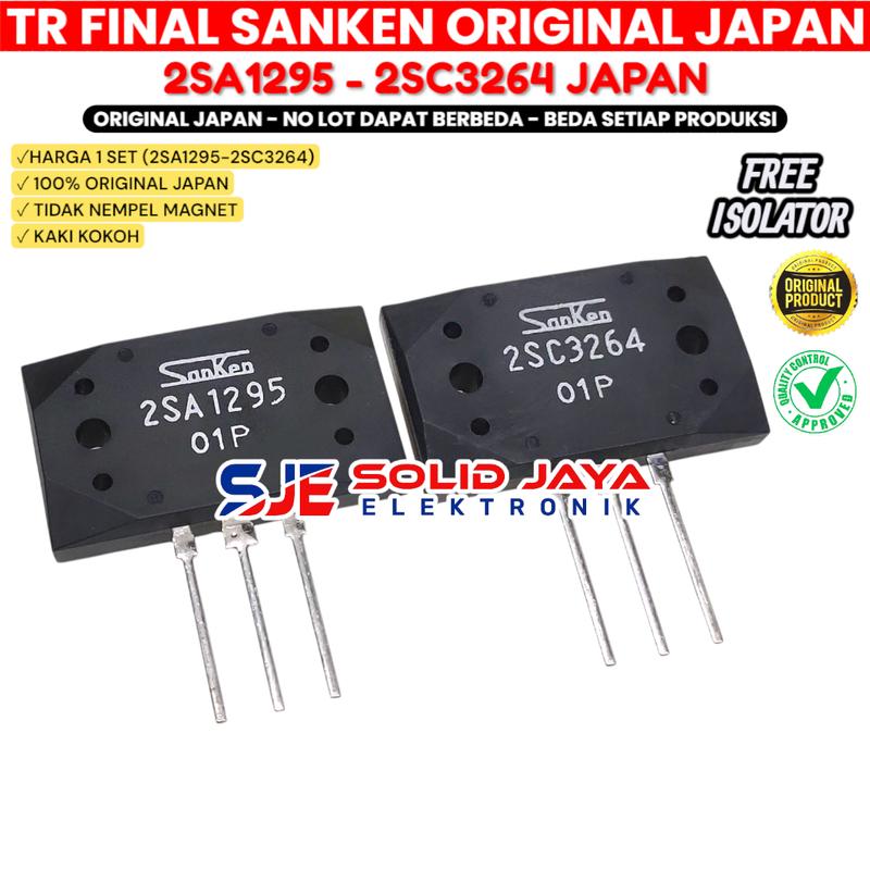 2SA1295 + 2SC3264 Original Sanken Transistors – Matched Pair