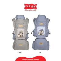Gambar DIALOGUE BABY Gendongan Hipseat + SSC M Shape 9IN1 Squirrel Series DGG4339 - Abu dari Dialogue Group Store Kota Bandung 5 Tokopedia