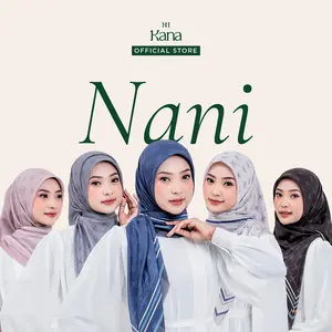 Nani Scarf - Kana Scarves | Hijab Segi Empat Voal Premium Motif Printing Lembut Nyaman untuk Daily Look & Acara Spesial 120x120 cm