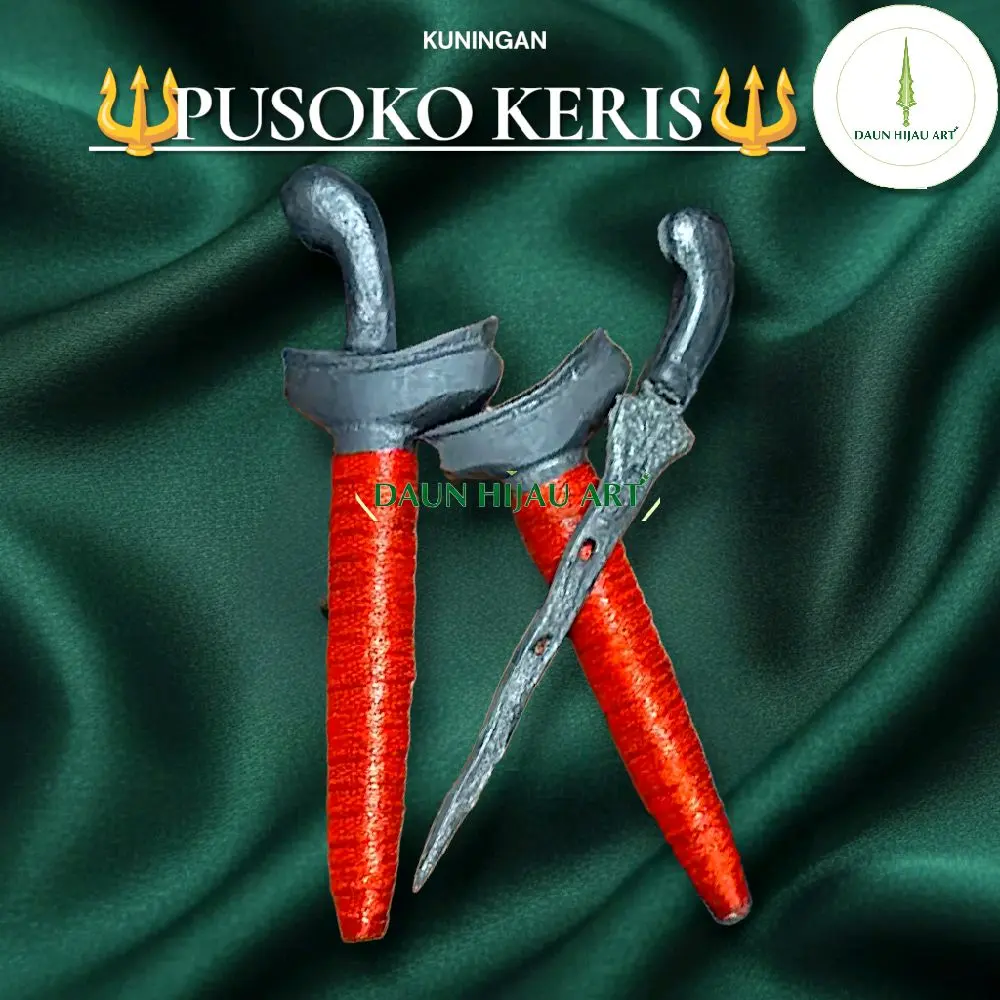 Miniatur patung keris Smr kuningan 1Pcs