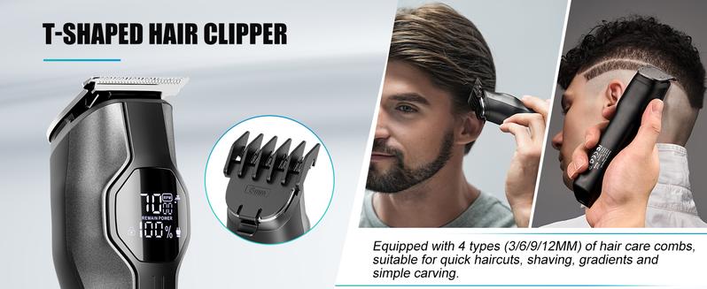 Product Introduction of Kensen Men Rechargeable 4 in 1 Hair Trimmer Clipper Razor Nose Beard Shaver Machine 2