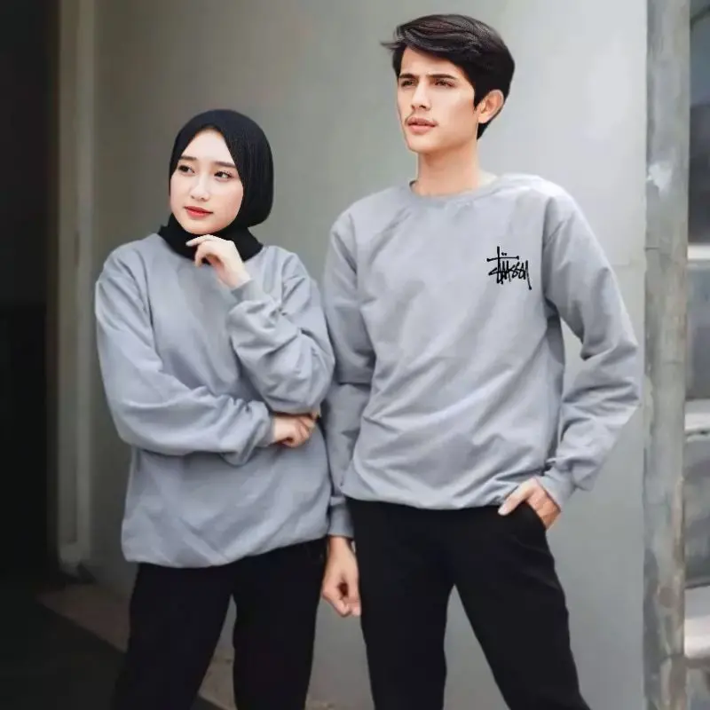 BAJU KAOS COUPLE PASANGAN LENGAN PANJANG / BAJU KAOS COUPLE PASANGAN / BAJU COUPLE PASANGAN / BAJU KAOS COUPLE PASANGAN/ COWOK/CEWEK 4