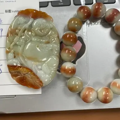 High Quality Natural Burmese Jadeite Jewelry Set