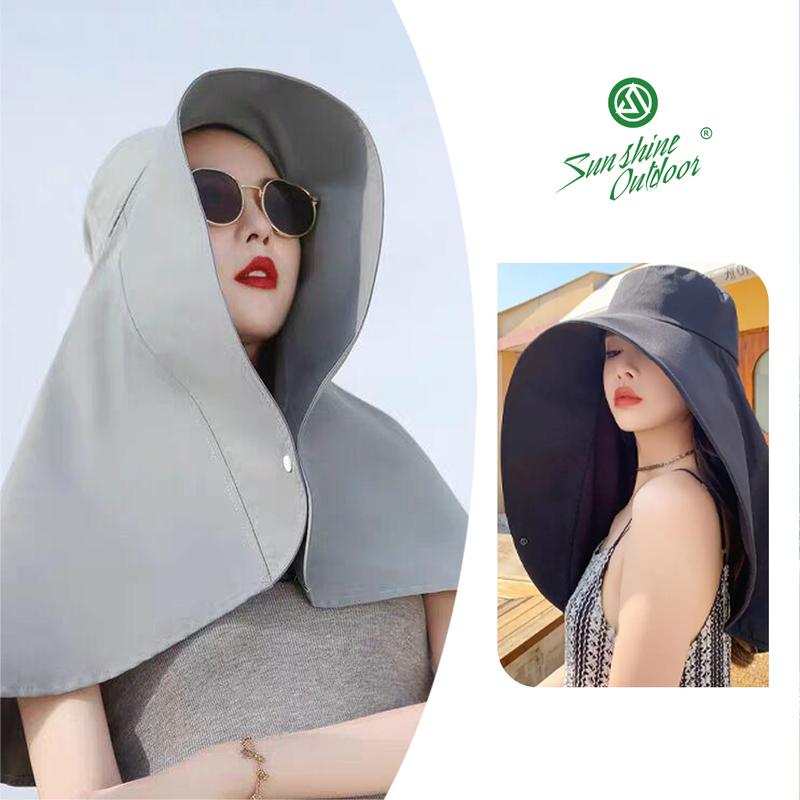  Mũ Chống Nắng Phong Cách Mùa Hè Dành Cho Phụ Nữ Vành Lớn Chống Tia UV Mũ Khăn Choàng Che Nắng Bảo Vệ Cổ Ngoài Trời Mũ Ngư Dân Che Mặt Có Thể Gập Lại Hợp Xu hướng 