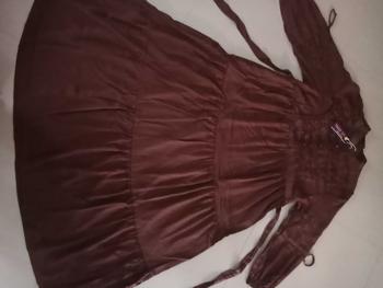 Product Review of Gamis Slavina Bordir Busui Kancing Muslim Wanita Simple Elegant Mayung Twill Nyaman Rempel Cantik from a**C 1
