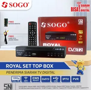 SOGO - Royal Set Top Box SG-STB untuk Televisi Penerima Siaran TV Digital