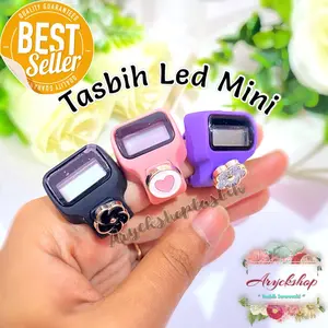 Tasbih LED MINI DIGITAL tombol cantik | tasbih digital blink Tasbeh ring LED cincin Dzikir