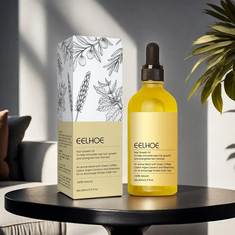 EELHOE Natural Rosemary Hair Growth Essential Oil Hair Loss Products hair  tonic rambut mengembang 0