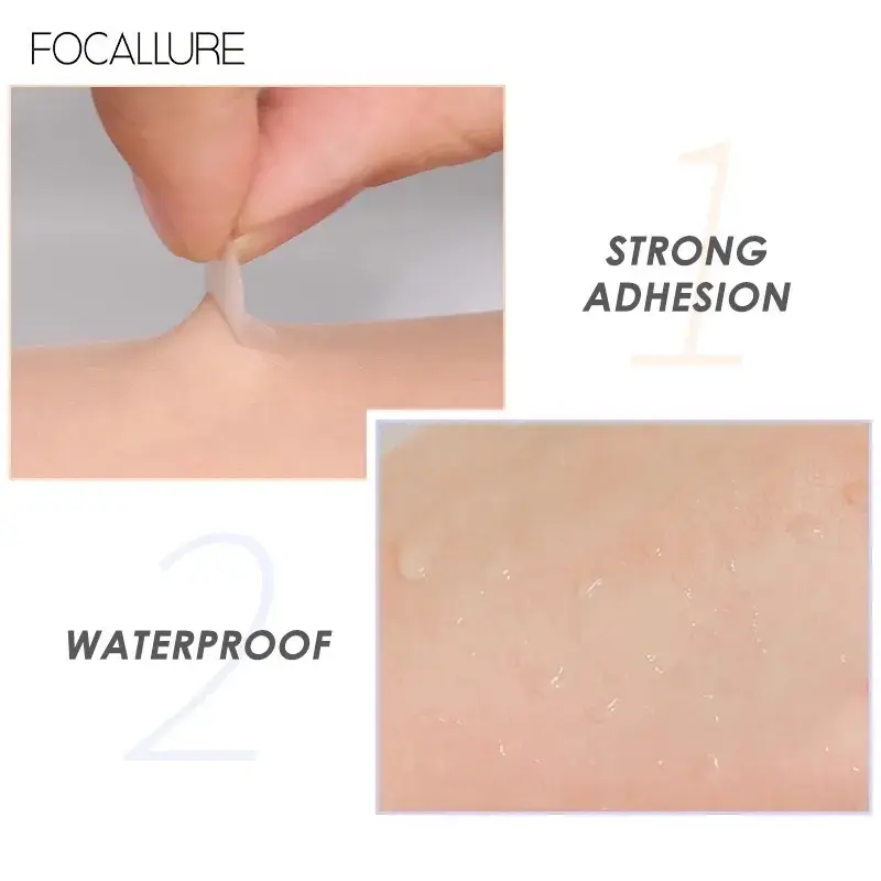 FOCALLURE Pimple Patch Day & Night - 24 Patch, Anti Inflamasi & Sterilisasi - Memudarkan, Merah 2