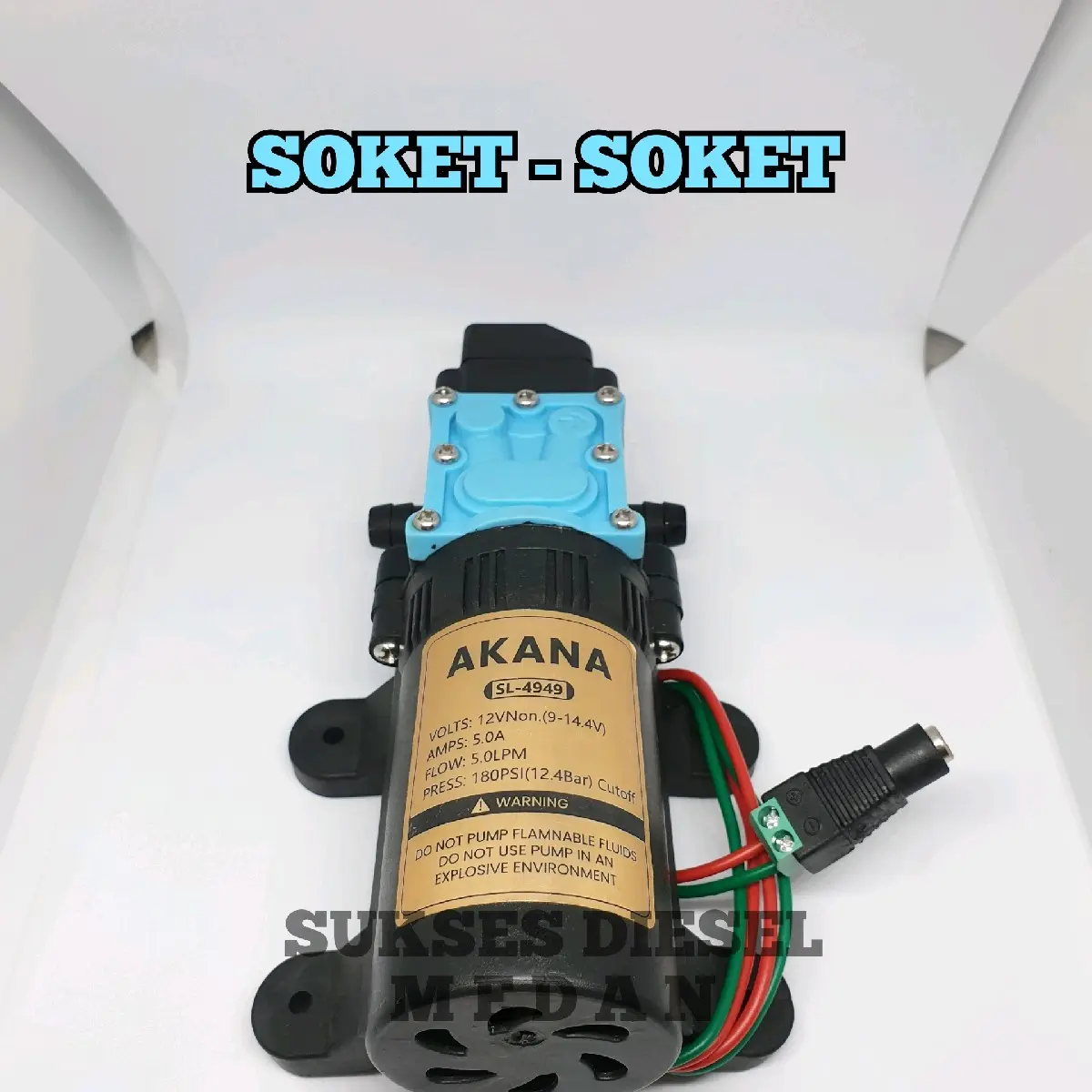 Dinamo Sprayer 12V 5A Pompa Air Elektrik Kangen Water AC DC Akana