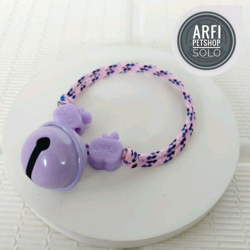 Paket 6pcs Kalung Kucing Tali Lonceng Ufo 22mm 2