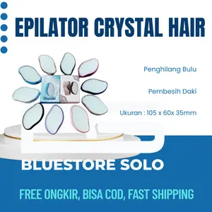 Epilator Crystal Hair Removal Alat Penghilang Bulu Removal Alat Pembersih Daki Pembersih Kulit Mati Nano Glass Hair
