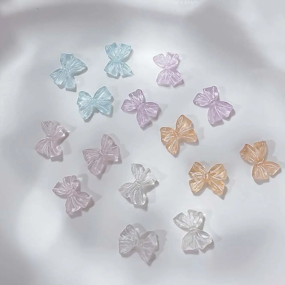 Fashion Women Resin 3D Nail Charms Nail Art Ornaments Manicure Bowknot Nail Drills  Nail Jewelry Bowknot Nail Art Decoration Bowknots Nail
