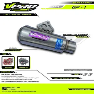 Selinser GP-1 Original VPRO Progressive Muffler Inlet 50 || Slep Enggine 200cc
