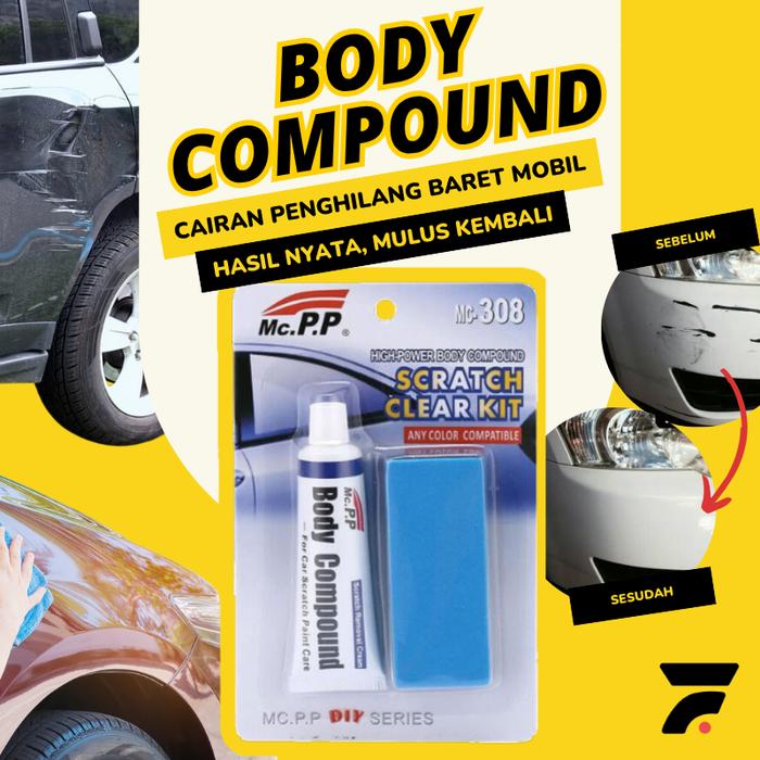 Gambar Kompon Body Compound Poles Penghilang Baret Goresan Bodi Mobil Motor dari furuyu store Kota Tangerang Tokopedia