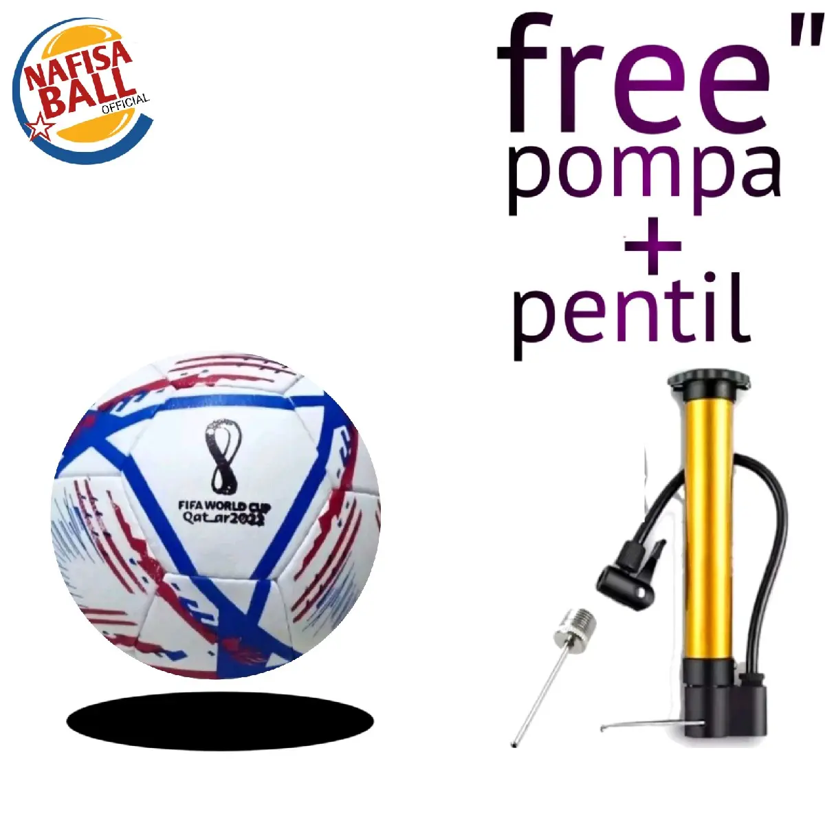 Bola Sepak Ukuran 5 + Bola Kaki + Bola Anak-Anak Usia 7-12 Tahun Outdoor Harga Murah - Ball Olahraga Alat