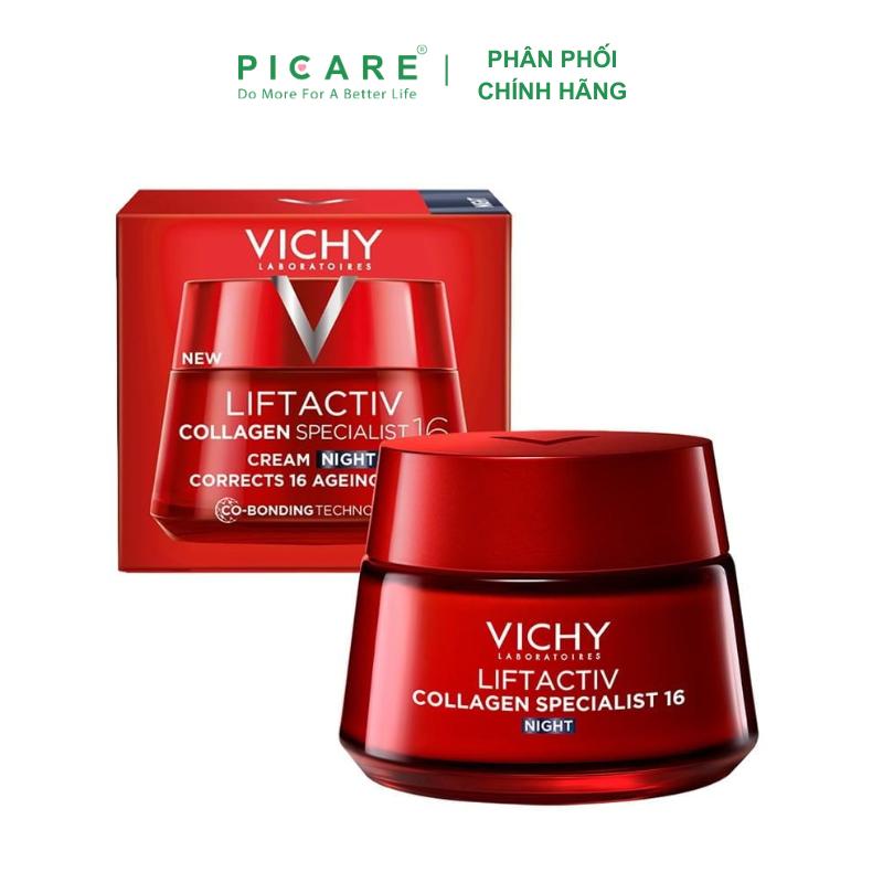  Kem Dưỡng Ban Đêm Vichy Collagen 16 Trẻ Hóa & Săn Chắc Da Cải Thiện 16 16 Dấu Hiệu Lão Hóa 50ml 