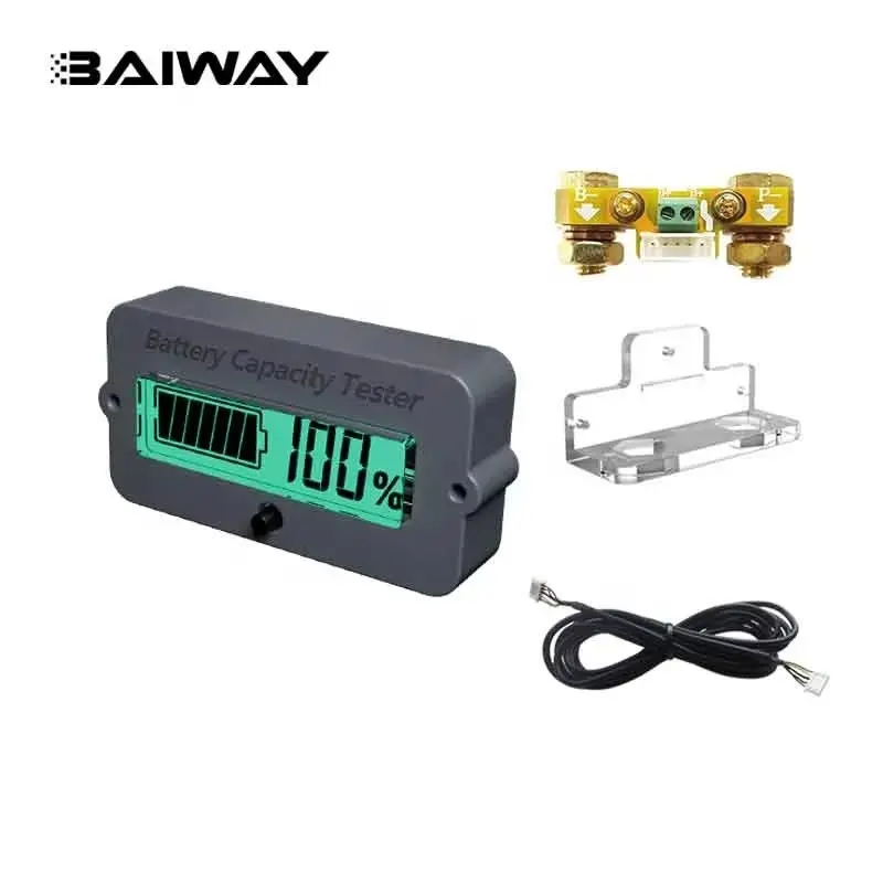 TY02K Coulomb Meter Vehicle Battery Capacity Tester Battery Coulometer for Electric vehicle /Balance Car/Cleaning Machine 8-80V 50A 100A
