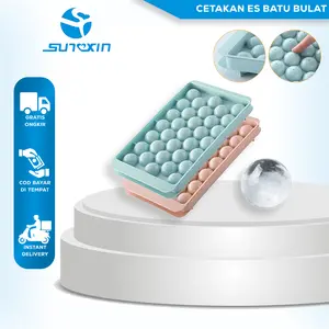 SUNXIN Cetakan Es Batu ada dua macan/Model Bulat 33 (JUMBO & MINI) round dan Model diamond 21 round/buat buat es batu, jelly and yang lain