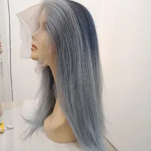 Hair Wig Half Lace Depan Wig Wanita Lurus Panjang 65 Cm Bisa DiCatok Bahan Fiber Premium