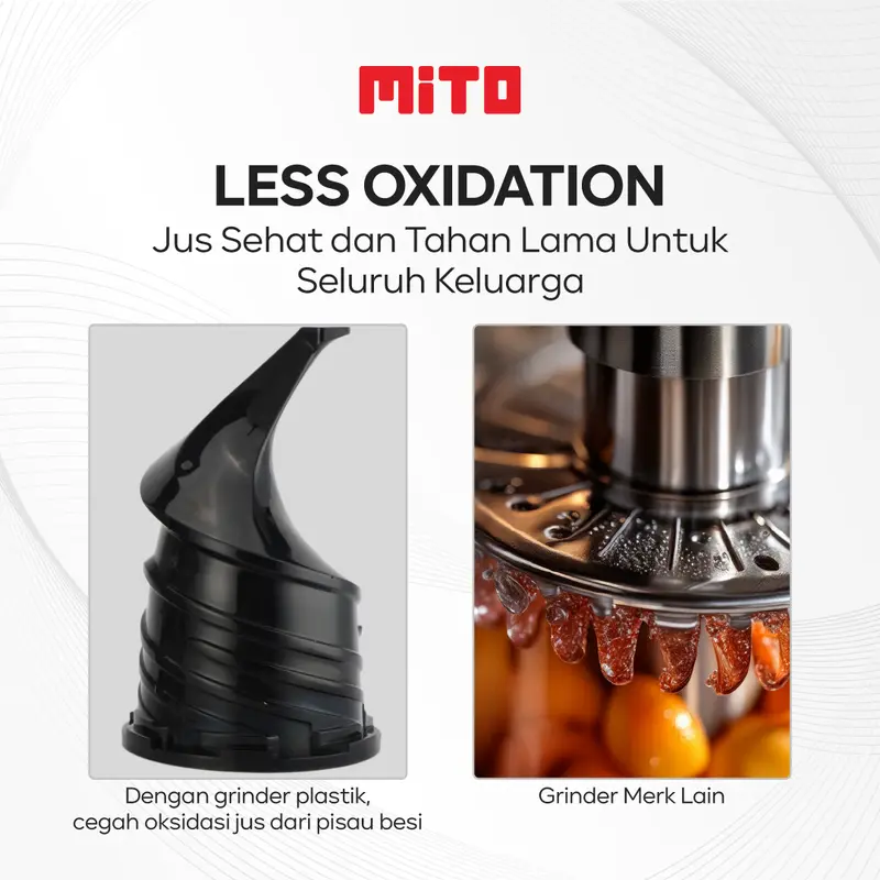 MITO Maple Juicer 1,5L JUICE100 | Slow Juicer Blender | Easy Clean | XXL Diameter | Low Watt 4