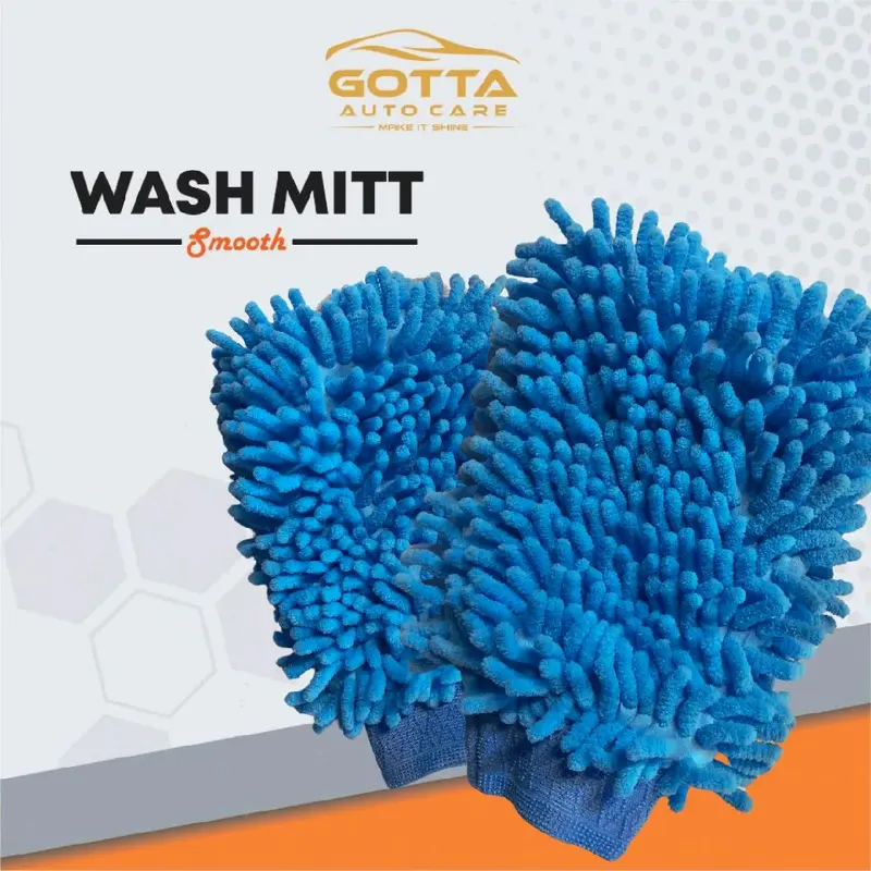 Wash Mitt Smooth Microfiber - Sarung Tangan Cuci Mobil Motor Microfiber 1