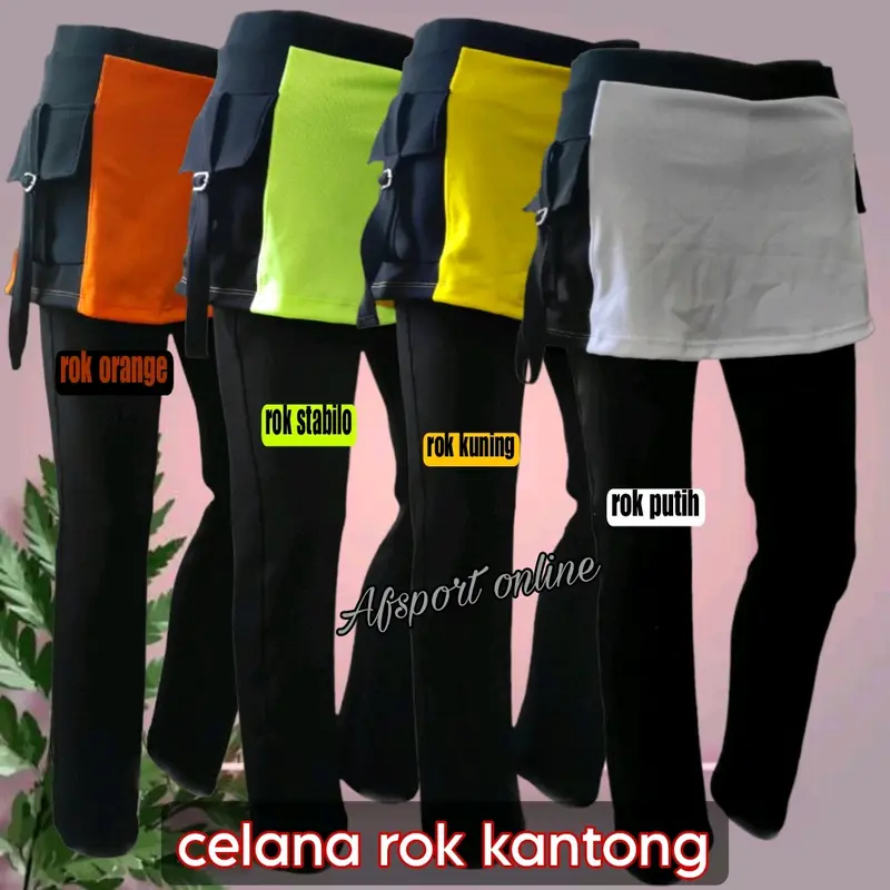 celana rok kantong celana rok aerobik,bawahan senam 0