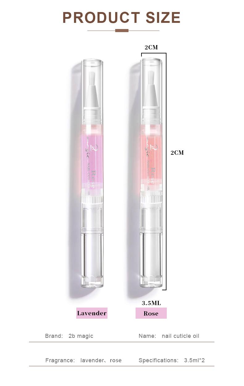 Product Introduction of Nail Cuticle Oil Rose & Lavender Organic Vitamins Serum for Nails Comfort Nail Polish 6