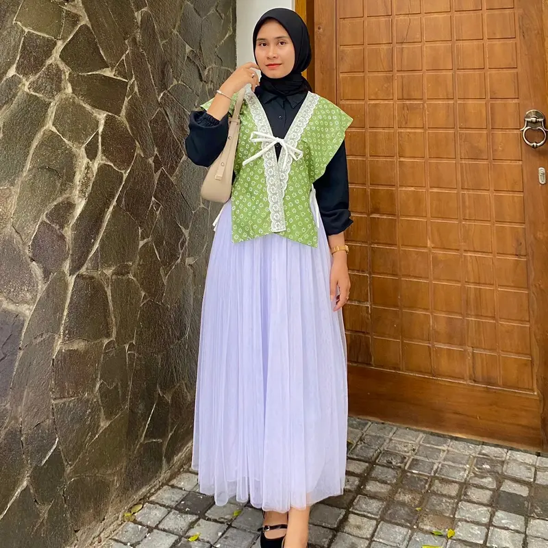Mona vest | vest batik Bunga 6