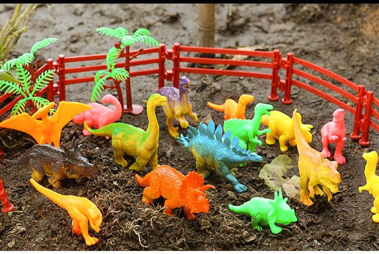 Product Introduction of [COD]Paket Dunia Dinosaurus Tyrannosaurus Rex Besar Dunia Dinosaurus Mainan Anak Laki-laki dan Perempuan Model Plastik Simulasi Toy 16