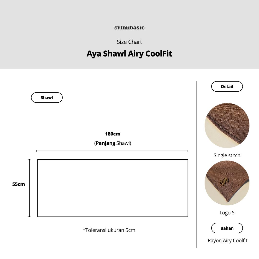 Aya Shawl Airy CoolFit Sylmibasic Official