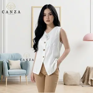 CANZA Vest Atasan Casual Elegan & Nyaman untuk Sehari-hari