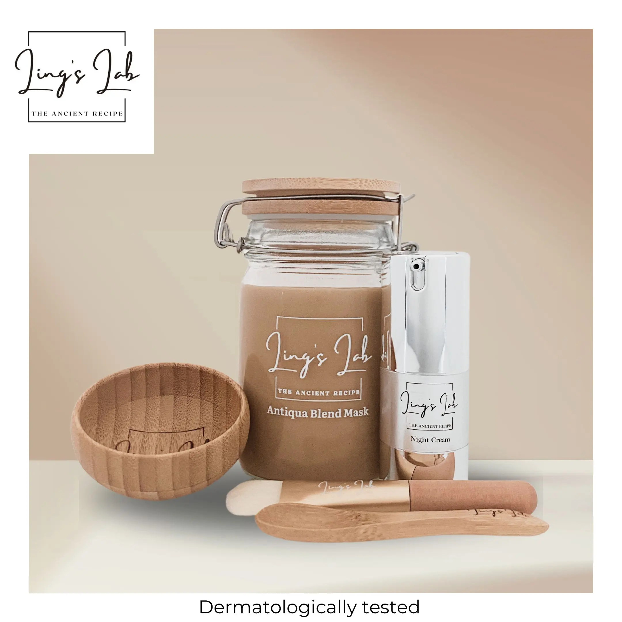 Ling's Lab Antiqua Blend Mask Starter Set : Pigmentation treatment (Lings Lab)