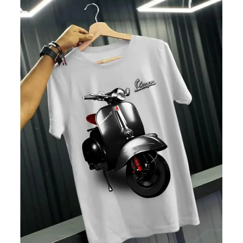 KAOS VESPA SILVER MOTIF DIGITAL PRINT TERBARU T-SHIRT ATASAN KAOS COWOK MURAH UKURAN JUMBO LENGAN PENDEK KEREN