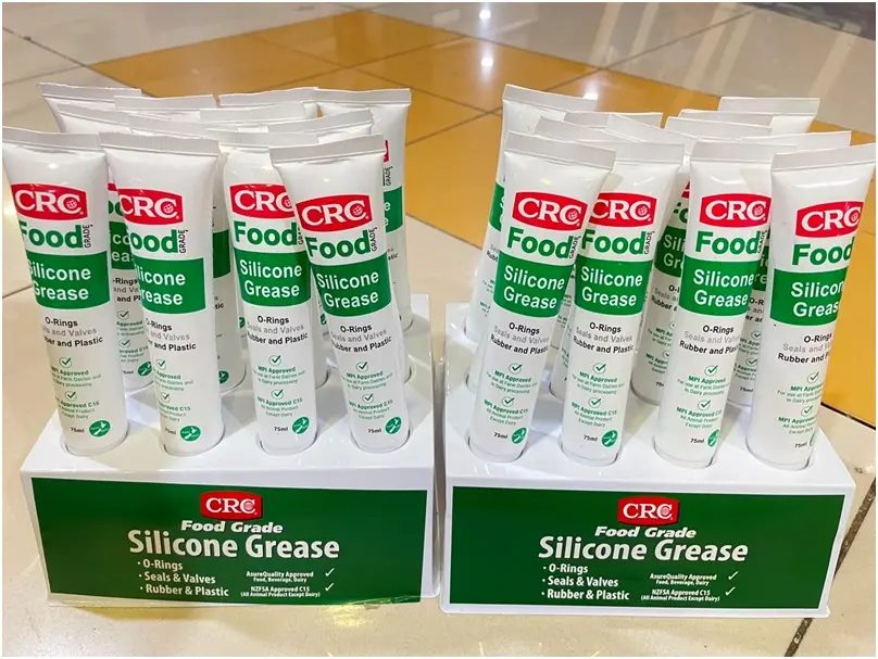 gemuk crc food grade silicone grease paste FG3037 plastic rubber seal o ring lubricant 75ml extreme temperature,silikon tahan suhu tinggi 3037 pelumas 3036 original