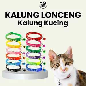 Kalung Lonceng Kucing / Kalung Kucing / Kalung Anabul / Kalung Anak Kucing / Kalung Lonceng