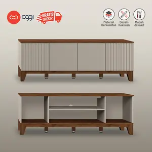 SPESIAL CUCI GUDANG Oggi - Rak TV Minimalis Aesthetic / Buffet TV Premium / Bufet Ruang Tamu / Oggi Denver TV Rack 160