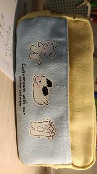Product Review of Túi Đựng Bút Chì Có Khóa Kéo, In Hình Cún chó Con Dễ Thương, Đa Năng, Dung Tích Lớn, Túi Đựng Đồ, Hộp Đựng Văn Phòng Phẩm, Thích Hợp Cho Học Sinh, Đồ Dùng Học Tập from T**💝 0