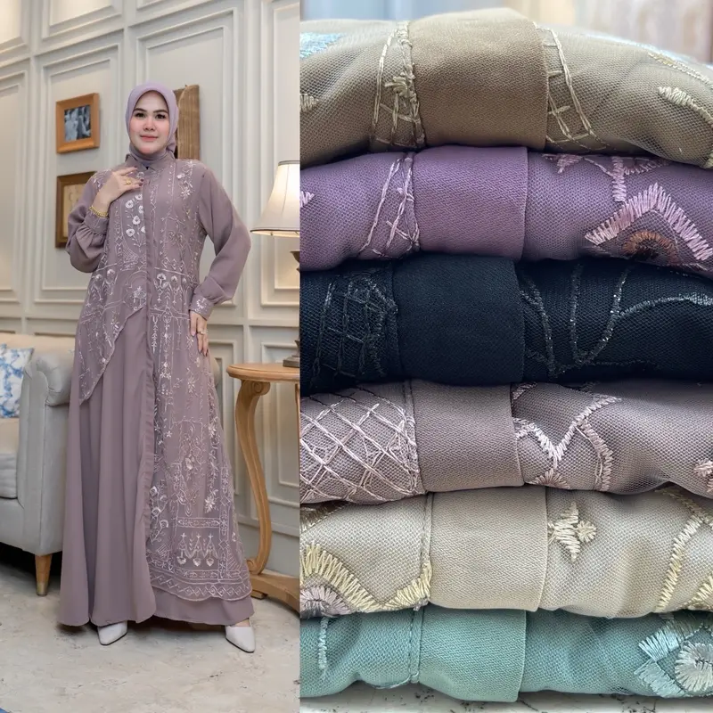 Zahra Big Size M031 Baju Dress Wanita Pesta 4