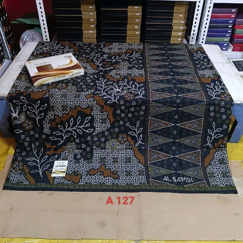 SARUNG AL SAMSI MIX  BLACK SERIES WARNA  SIGNATURE  PREMIUM MOTIF BATIK SARUNG DEWASA 5