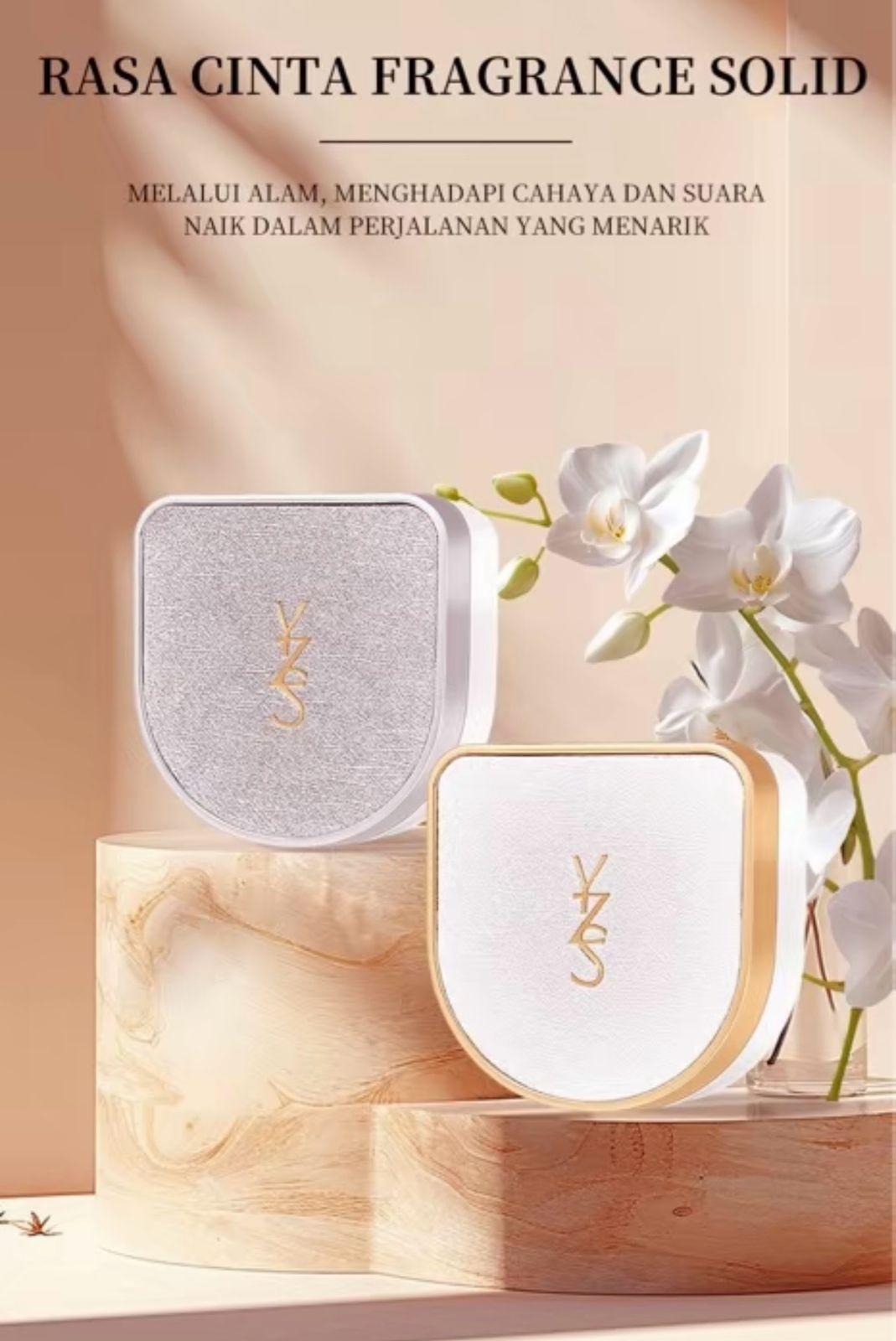 YZS Parfum Padat Wanita Kekinian  Wangi 24 Jam! BPOM Terdaftar, Alkohol-Free & Vegan, Aroma Segar Bunga & Lemon Manis Wanginya Perfume Perempuan Wanita Cewek  Dewasa Murah Lembut Pria Parfum Wanita Long Hour