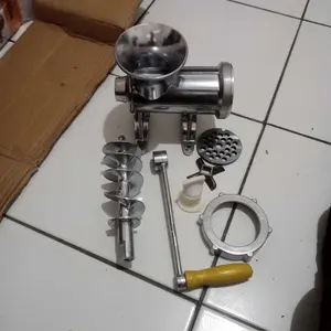 Gilingan Daging Manual Anti Karat Aluminum Vipoo A12 & A10 Gilingan Gethuk Lindri Meat Mincer Alat Pengiling Daging Multifungsi Termurah
