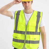 Gambar Fyseus by Mitsushi Vest Keselamatan High Visibility dengan Strip Reflektif Perak Level 2 untuk Pria dengan 5 Saku Depan dan Desain Tanpa Lengan - Normal dari Mitsushi tools Kota Administrasi Jakarta Utara 2 Tokopedia