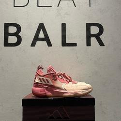 dame dolla pink shoes