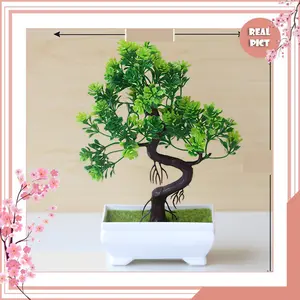 UNICO / COD / Ornamen Pot Bonsai Tanaman Bunga Pajangan Dekorasi Rumah Tanaman Hias Plastik Murah Import / TANAMAN BUNGA PLASTIK DEKORASI RUMAH TANAMAN HIAS IMPORT MURAH / Artificial Flower Decoration / Tanaman Hias Dekorasi Rumah / Tanaman Hias PBP04