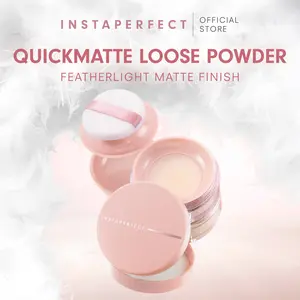 INSTAPERFECT Quickmatte Loose Powder 9 g (Real Skin Smooth, Matte, Soft Focus)- Coverage Medium SPF15 PA+ & ectoin