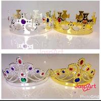 Gambar Mahkota King Queen / Crown / Tiara / Mahkota Raja / Dus - king silver dari Jaspart Kota Administrasi Jakarta Barat 1 Tokopedia