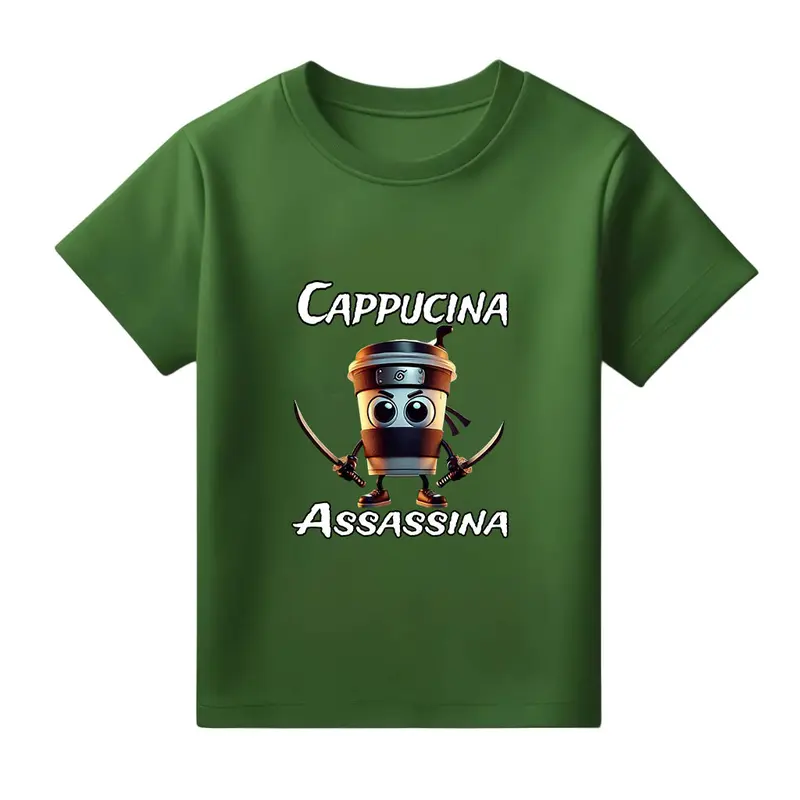 Baju Kaos Distro Anak Anomali Cappucina Assasina / Atasan Anak / Pakaian Kaos Anak Unisex Usia 2-10 thn 8