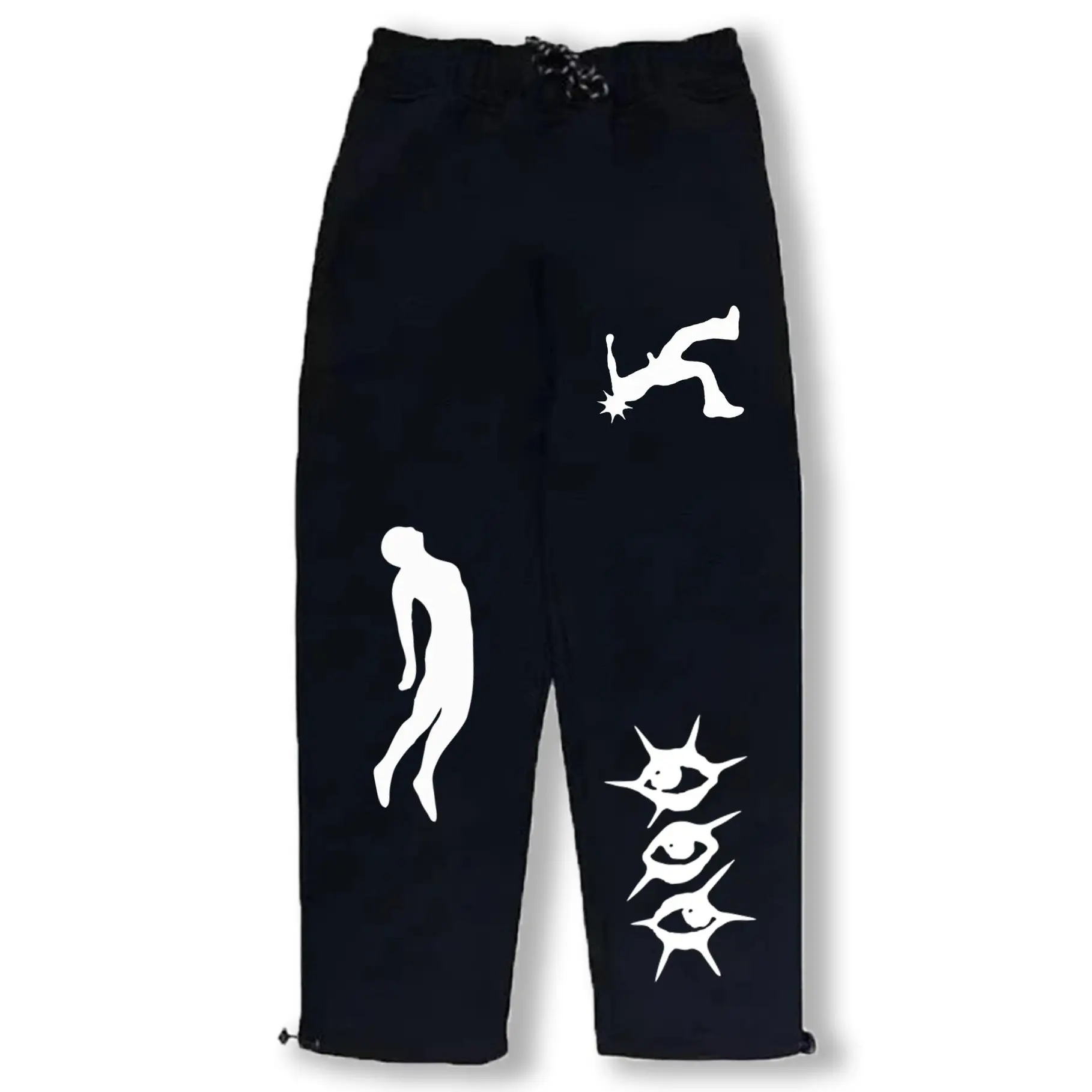 Celana Baggy Pants Pria Wanita Skenna Gombrong Fleece Tebal