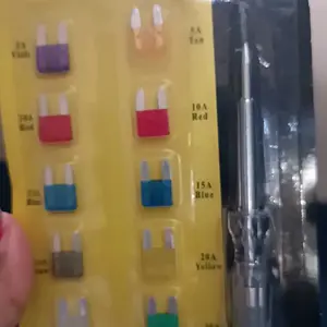 Set Mini Fuse Sekring 10 PCS Mobil Set Alat Penguji Tester Multifungsi Set Auto Plug In Fuse Tester 3-30AMP Berkualitas